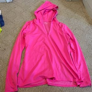 NWOT Be Inspired womens neon pink running hoodie!